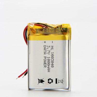 条码枪聚合物锂电池3.7V803040-1000mAh